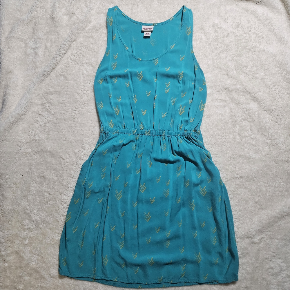 Mossimo Supply Co Teal Sleeveless Sundress